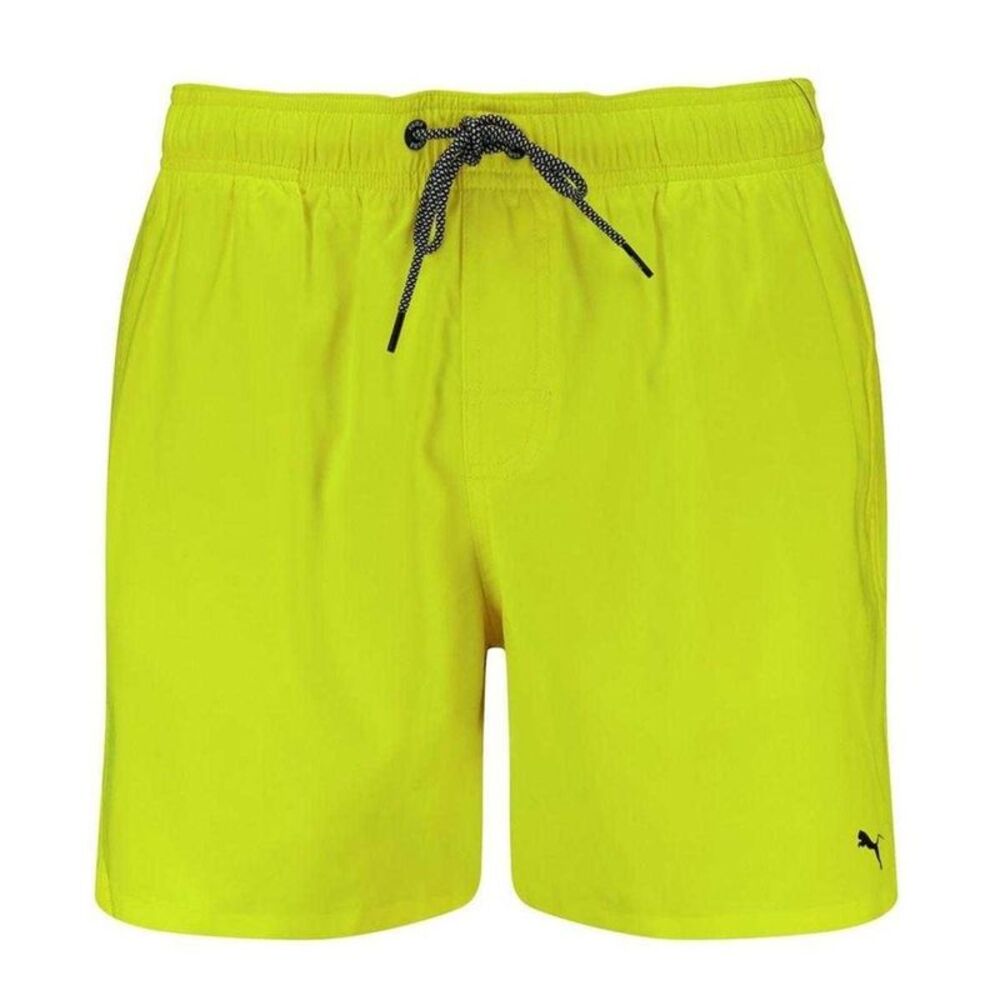 Puma Mens Logo Swim Shorts / Yellow